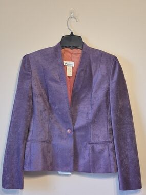 Vintage '70s Walden Purple  Single-Button Blazer
